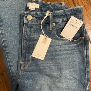 Good American girlfriend distress jeans! New with tags never worn